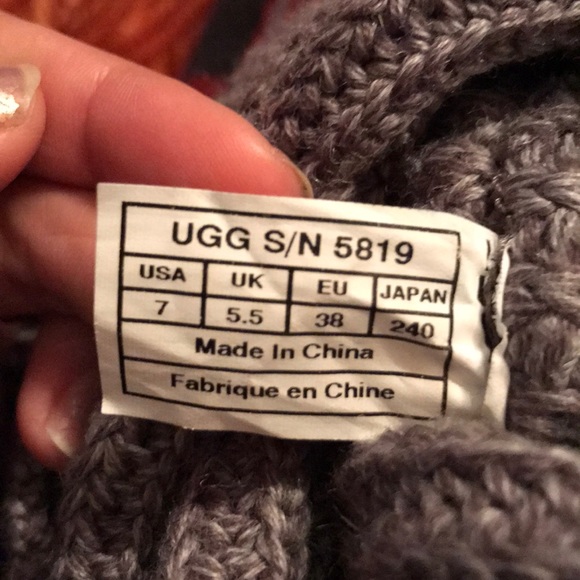 UGG knit grey boots - Picture 5 of 6